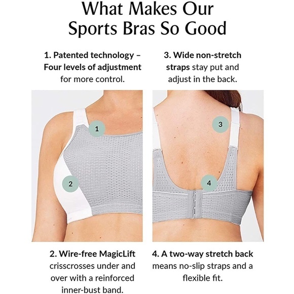 Glamorise Double Layer Custom Control Sports Bra - Picture 15 of 16